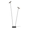 Lampa podłogowa stojąca brązowa tuba podwójna regulowana metalowa minimalistyczna nowoczesna DUARTE 03751/02/96 LUCIDE